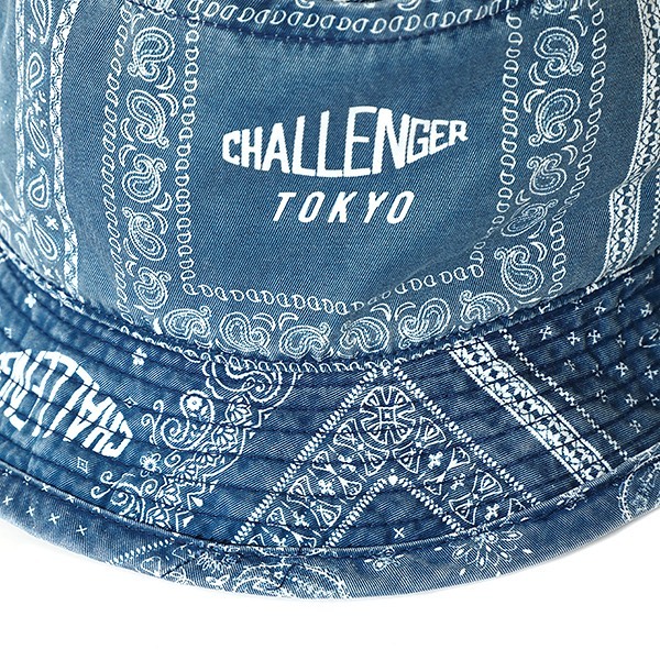 CHALLENGER/BANDANA BUCKET HAT（ネイビー）［バンダナバケットハット 