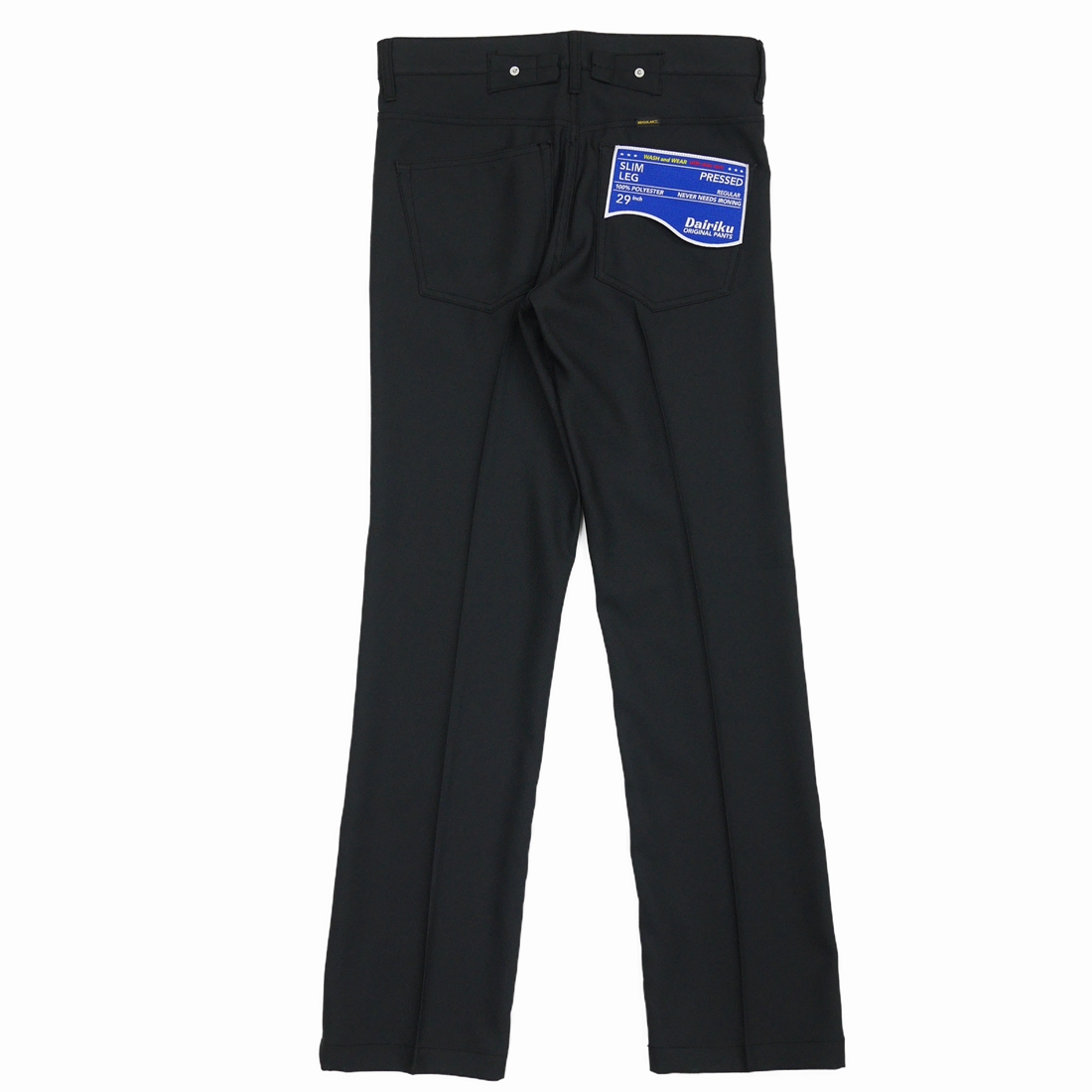 DAIRIKU/"Slim" Pressed Pants（Black）["スリム"スタプレパンツ22秋冬] JONAS