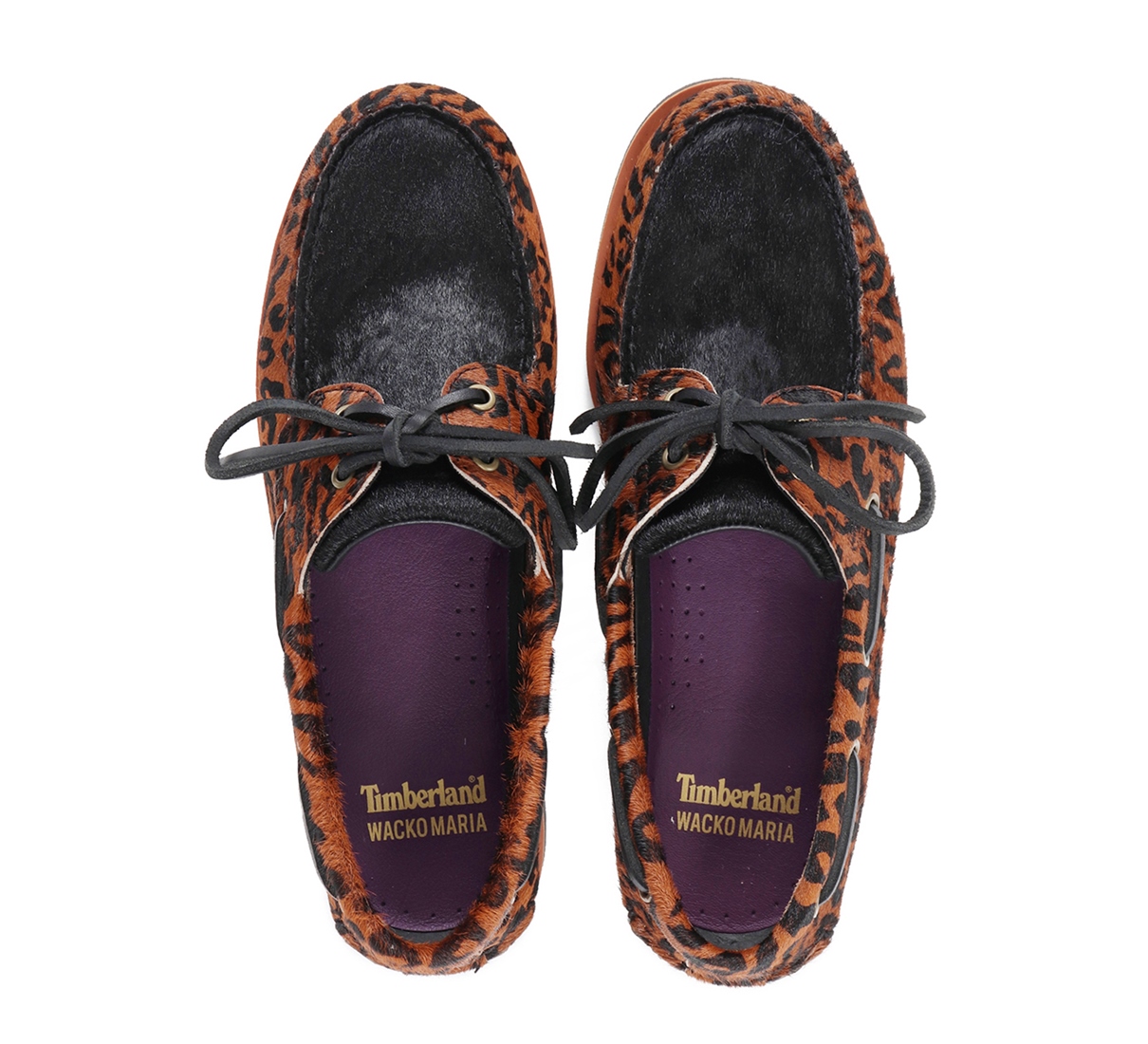 WACKO MARIA/TIMBERLAND / LEOPARD CLASSIC BOAT 2 EYE（ブラウン 