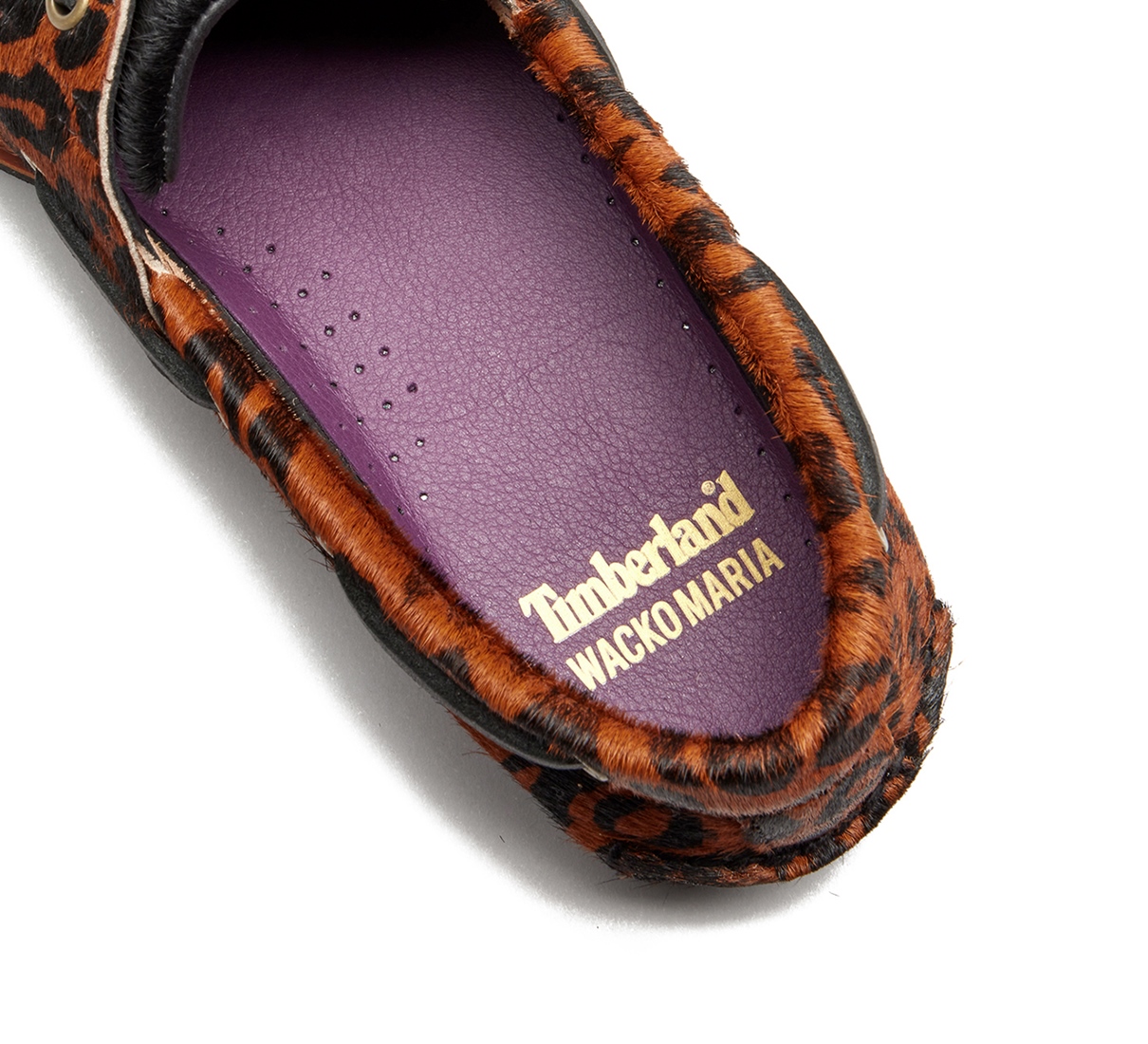 WACKO MARIA/TIMBERLAND / LEOPARD CLASSIC BOAT 2 EYE（ブラウン 