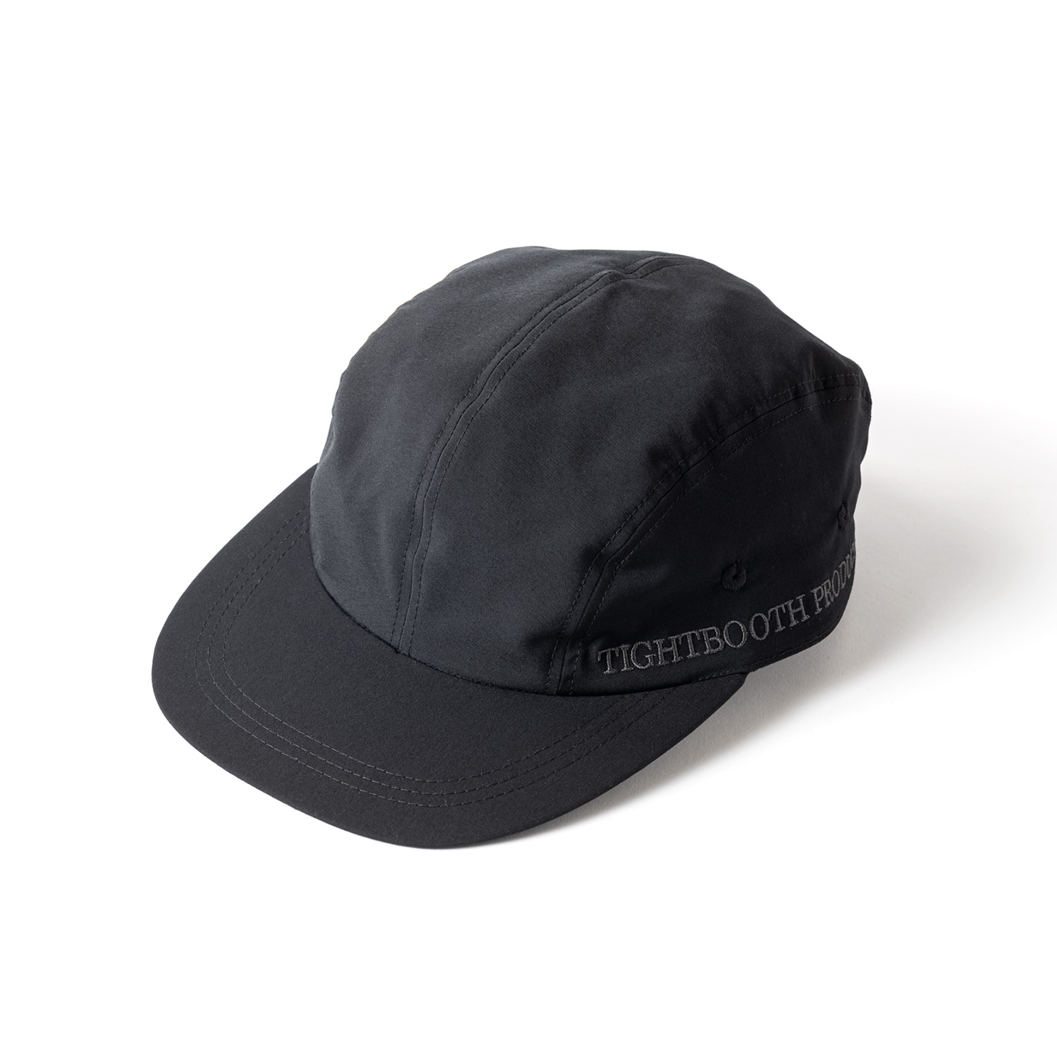 TIGHTBOOTH/SIDE LOGO CAMP CAP（Black）［キャンプキャップ-22秋冬 
