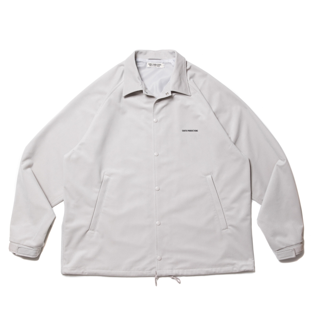 COOTIE PRODUCTIONS/Polyester Corduroy Coach Jacket（Gray）[ポリエステルコーデュロイ