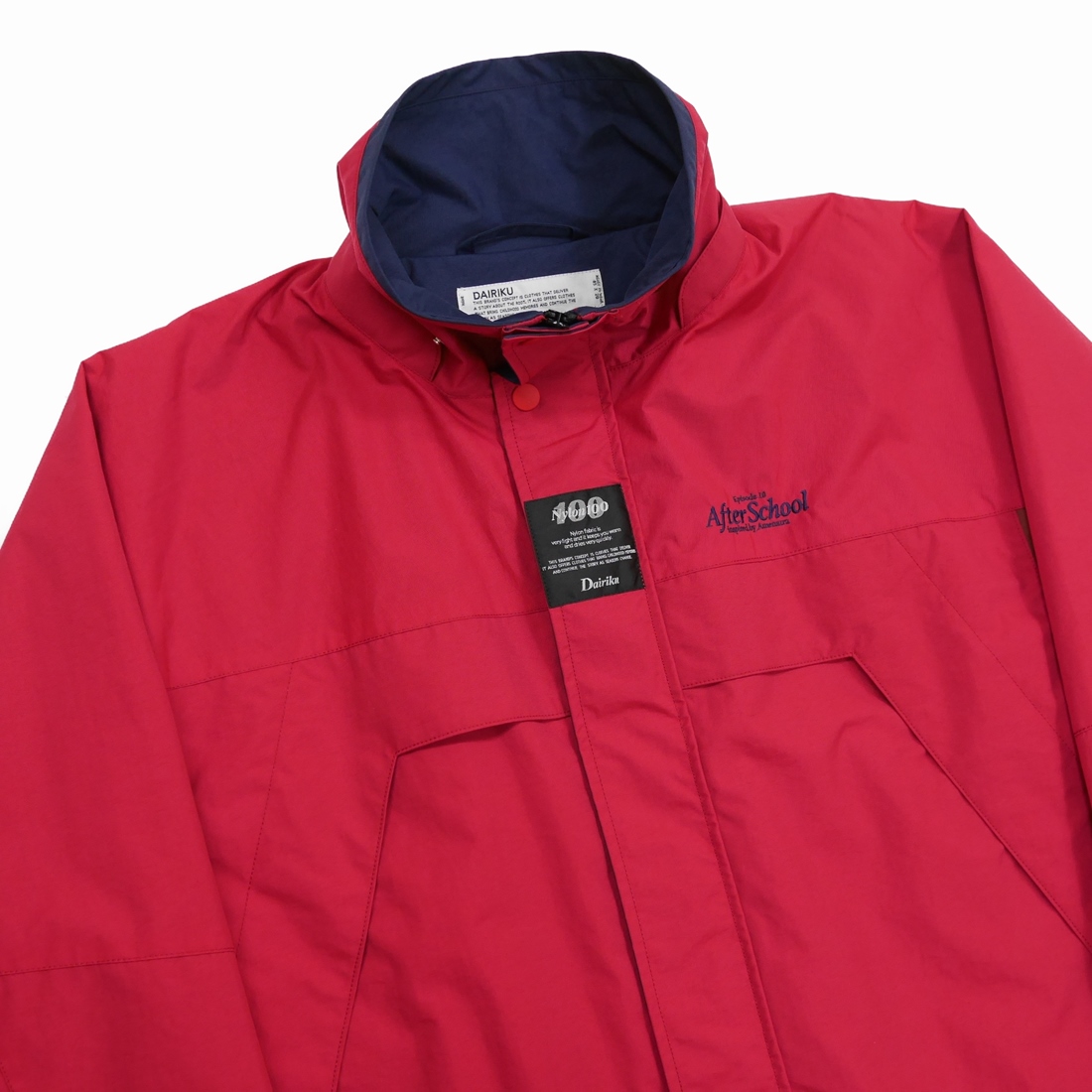 DAIRIKU Nylon Mountain Coat Vintage Red 40 OFF 22 