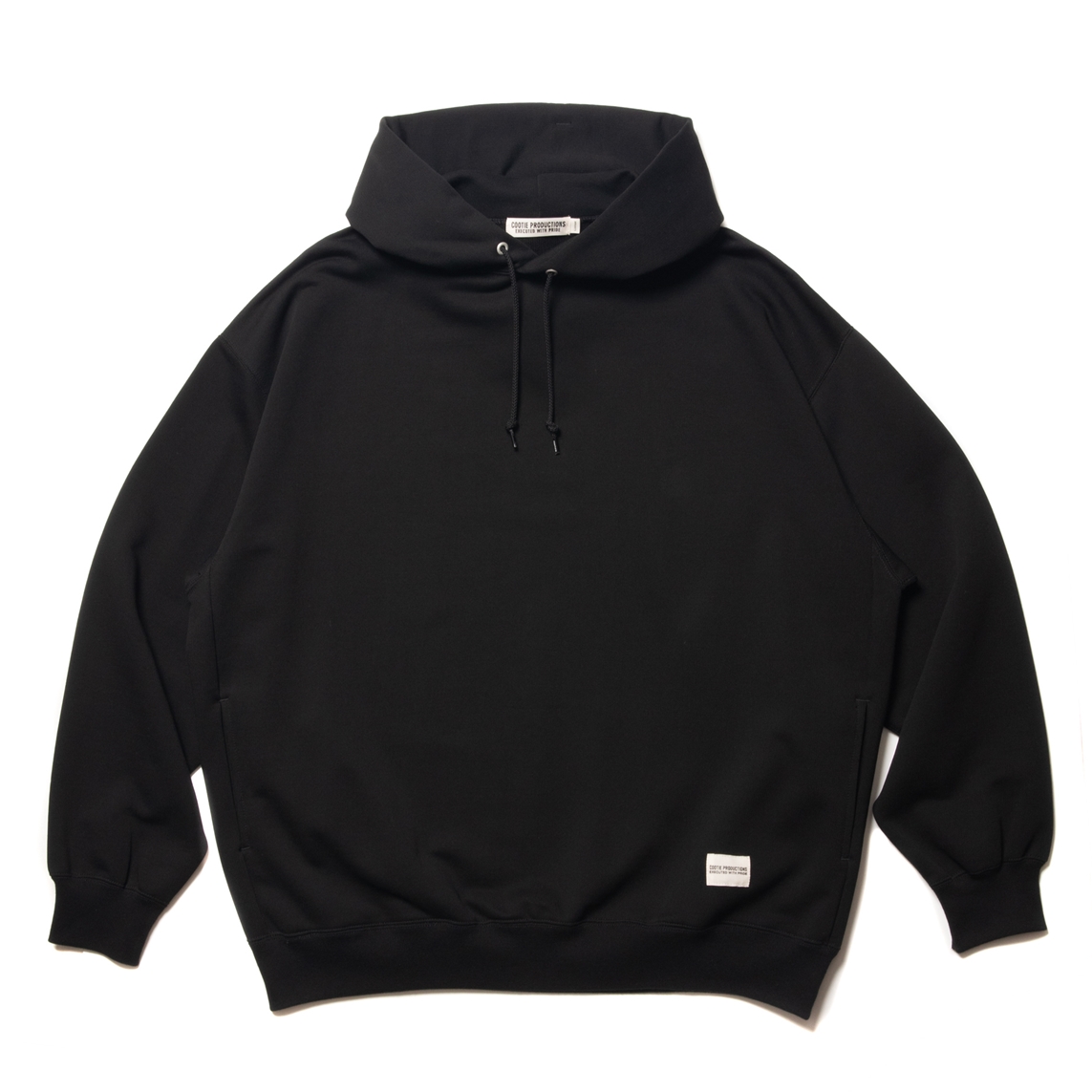 COOTIE PRODUCTIONS 　Inlay Sweat Hoodie　黒 パーカー トップス メンズ 送料無料/正規品