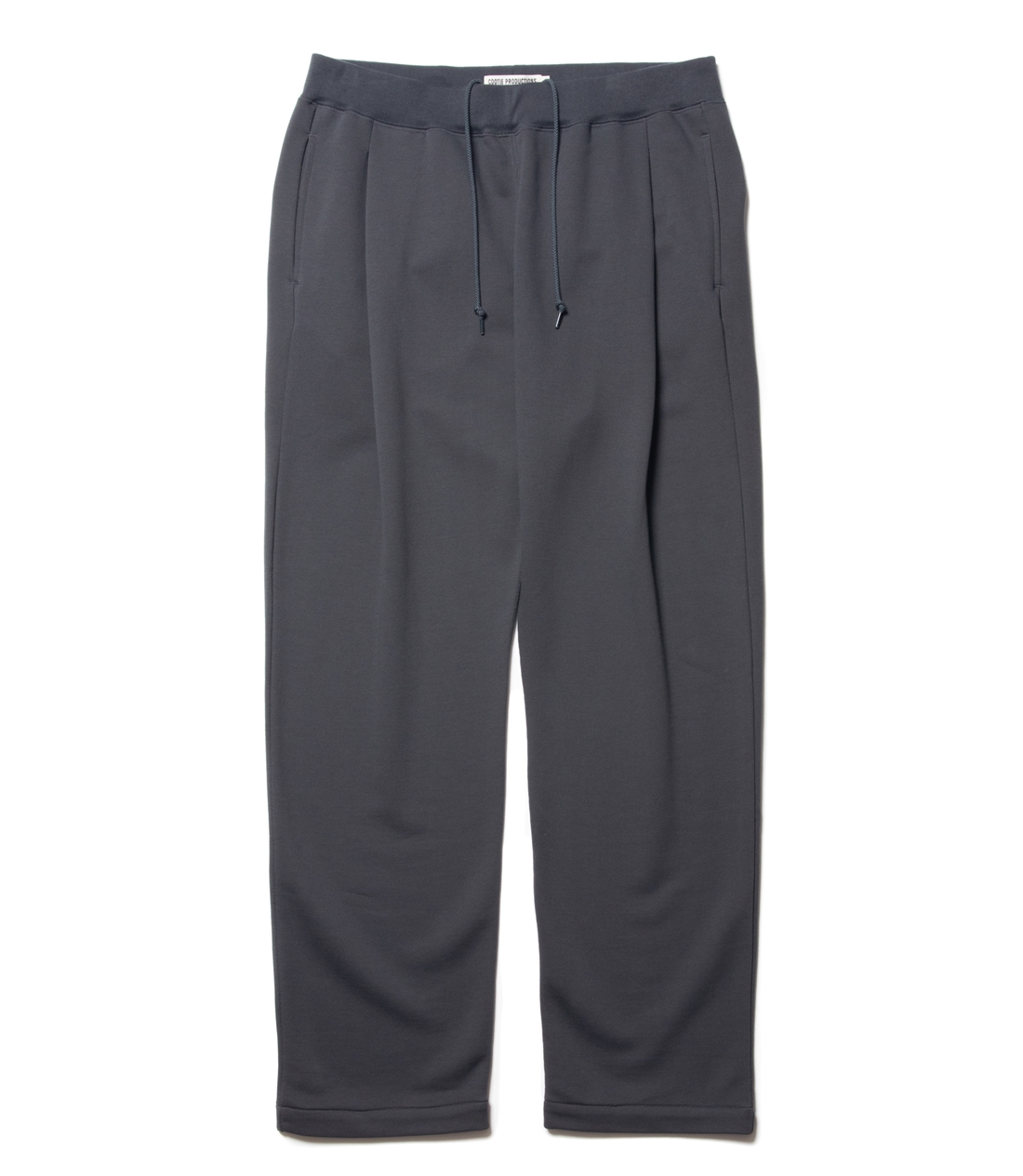 COOTIE PRODUCTIONS/Inlay Sweat 1 Tuck Easy Pants（Gray）[インレイスウェットワンタック