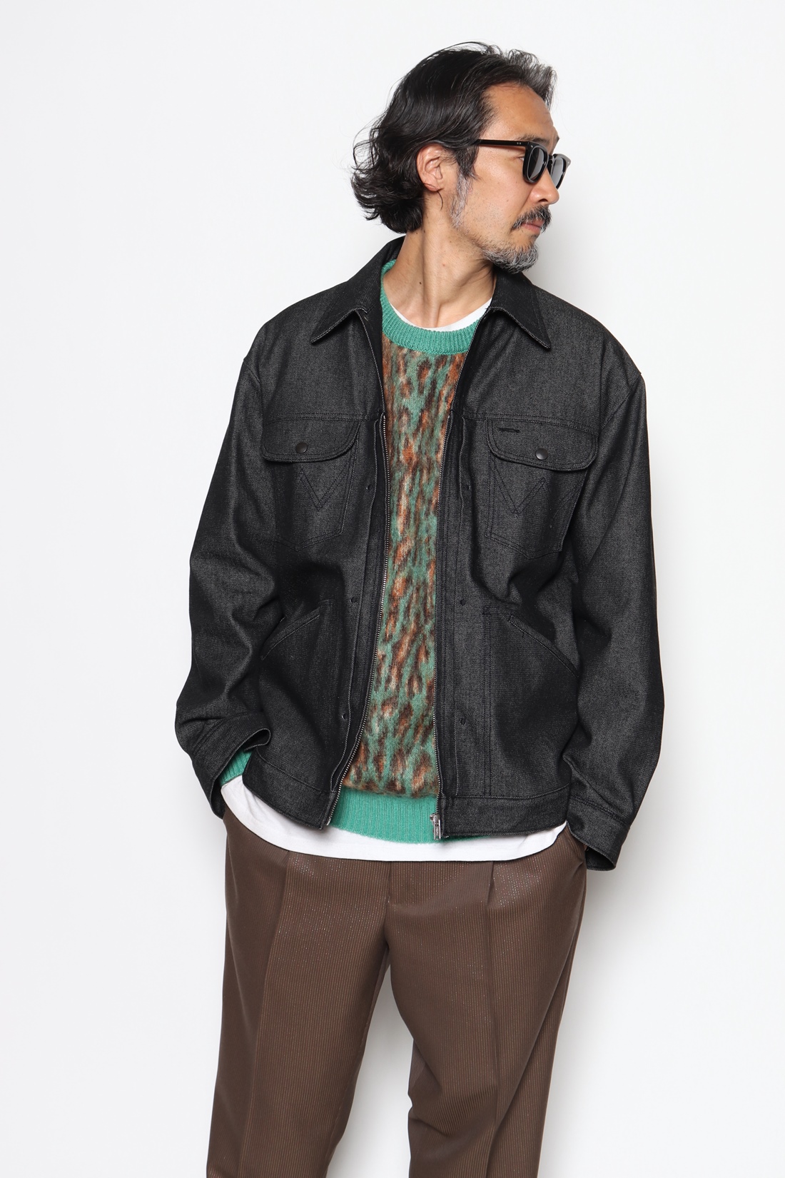 22FW WACKO MARIA WRANGLER TRUCKER JACKET-