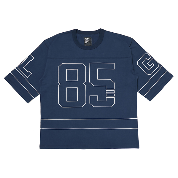 CHALLENGER/Q/S 85 FOOTBALL TEE（NAVY）［フットボールT-23春夏］ - JONAS