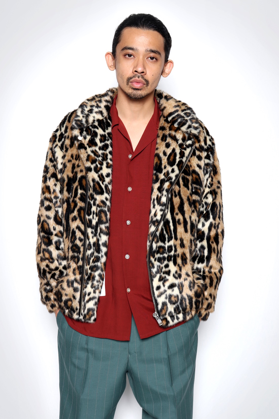 22aw WACKOMARIA FUR DOUBLE RIDERS JACKET - アウター