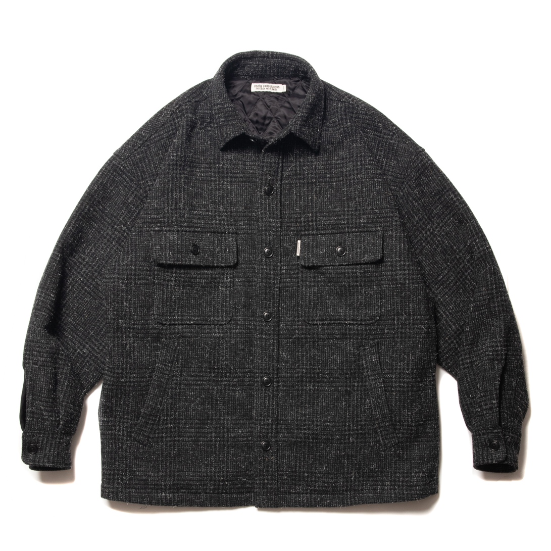 18000円定期買付 代引き可 cootie Glen Check Wool CPO Jacket kj着