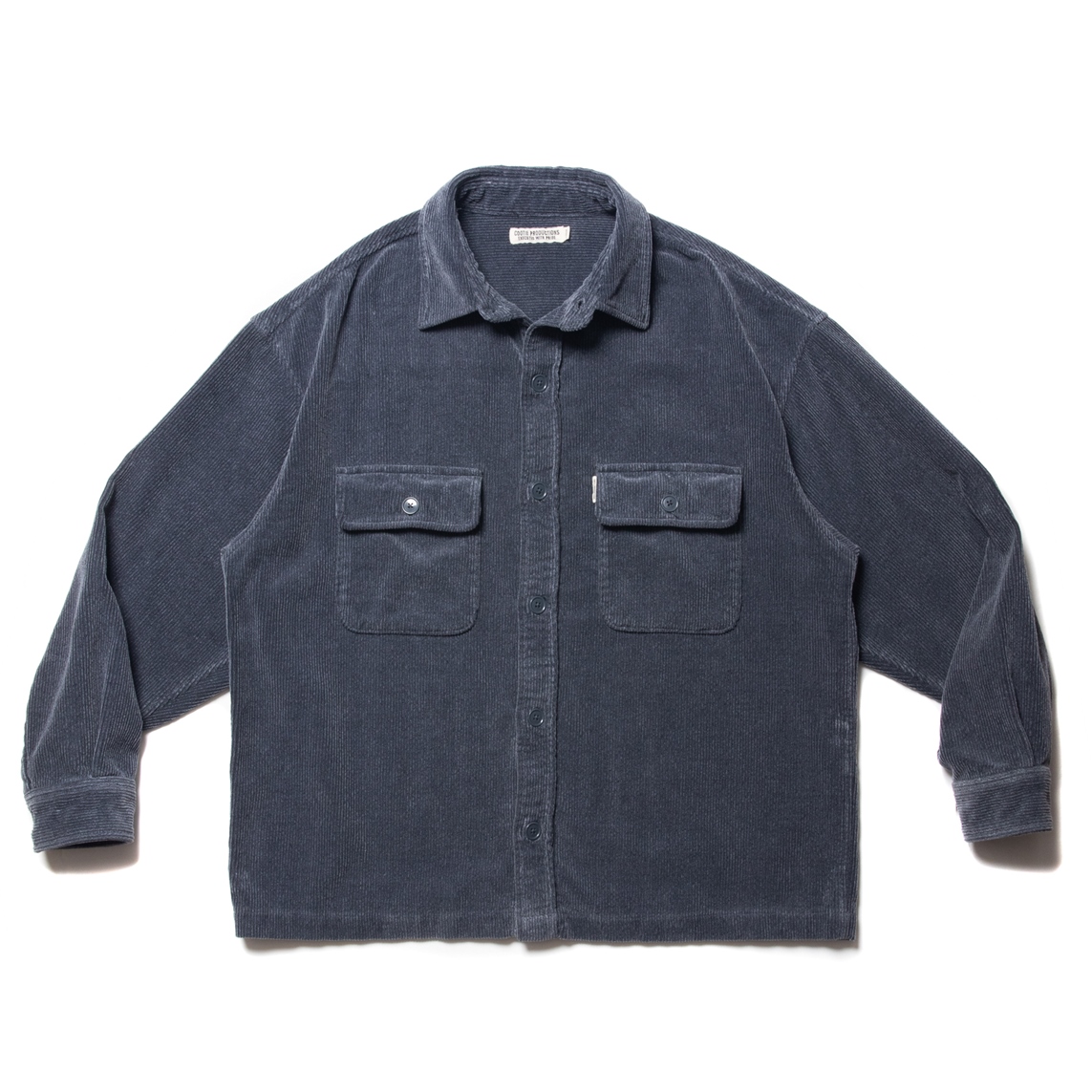 COOTIE PRODUCTIONS/Twisted Heather Corduroy CPO Jacket（Gray 