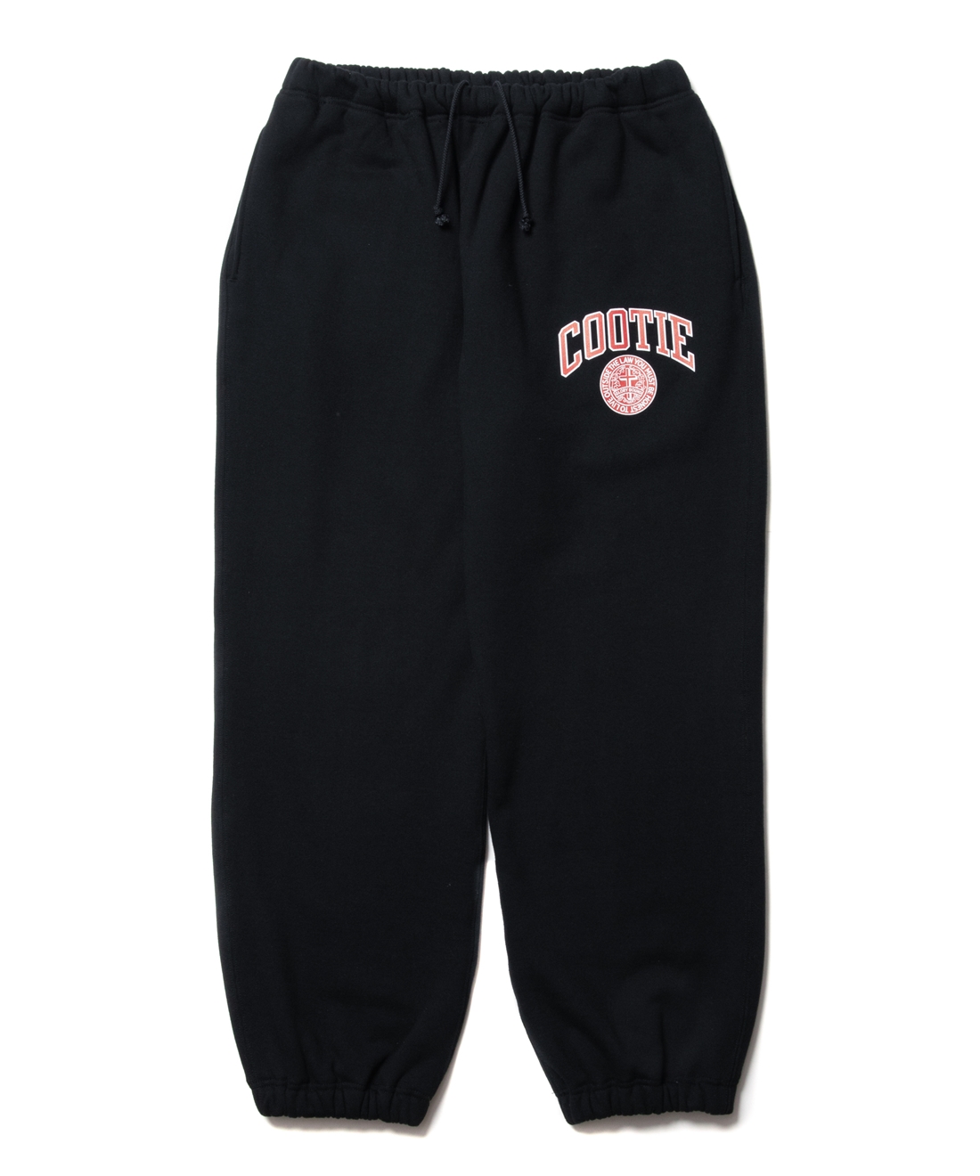 COOTIE PRODUCTIONS/Heavy Oz Sweat Easy Pants（COLLEGE）（Black）[スウェットイージー