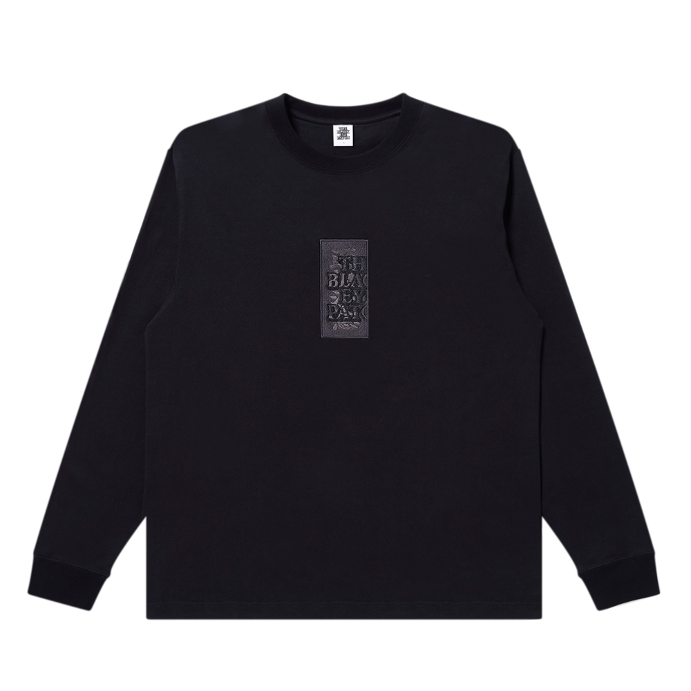 画像1: BlackEyePatch/HWC SAME COLOR EMBROIDERED L/S TEE(BLACK) (1)