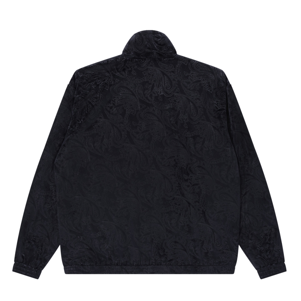 画像2: BlackEyePatch/PAISLEY EMBOSSED TRACK JACKET(BLACK) (2)
