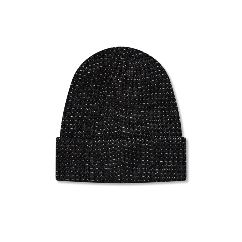 BlackEyePatch/OG LABEL REFLECTOR WOVEN BEANIE（BLACK） - JONAS