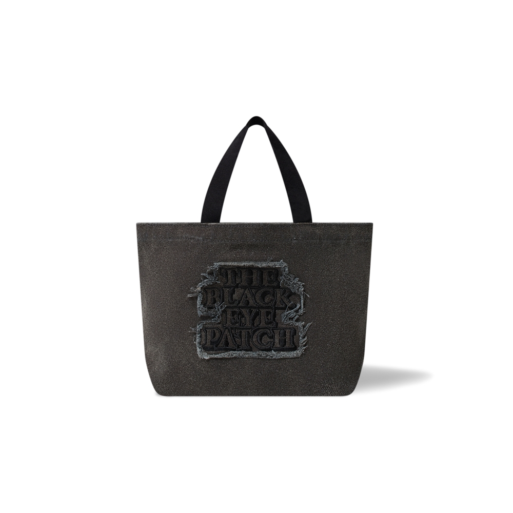 BlackEyePatch/OG LABEL APPLIQUE MEDIUM TOTE（BLACK） - JONAS