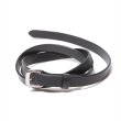 画像2: ANTIDOTE BUYERS CLUB/Narrow Harness Leather Belt（Black） (2)