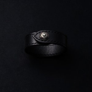 画像: ANTIDOTE BUYERS CLUB/Leather Wristband（Black）