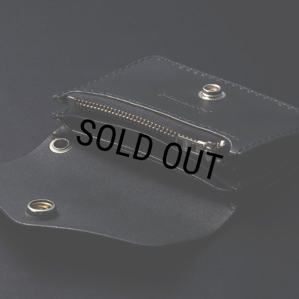 ANTIDOTE BUYERS CLUB/Compact Trucker Wallet（Black） - JONAS