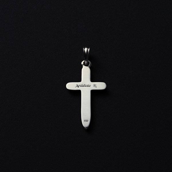 画像2: ANTIDOTE BUYERS CLUB/Engraved Cross Pendant（Silver）［クロスペンダント］ (2)