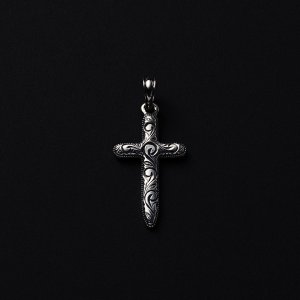画像: ANTIDOTE BUYERS CLUB/Engraved Cross Pendant（Silver）［クロスペンダント］