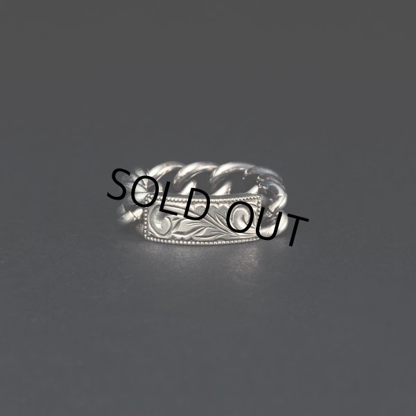 画像1: ANTIDOTE BUYERS CLUB/Engraved ID Ring（Silver） (1)