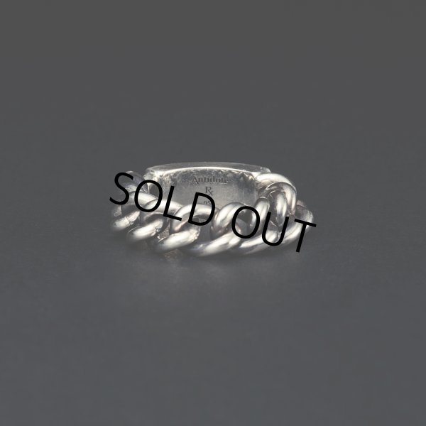 画像2: ANTIDOTE BUYERS CLUB/Engraved ID Ring（Silver） (2)