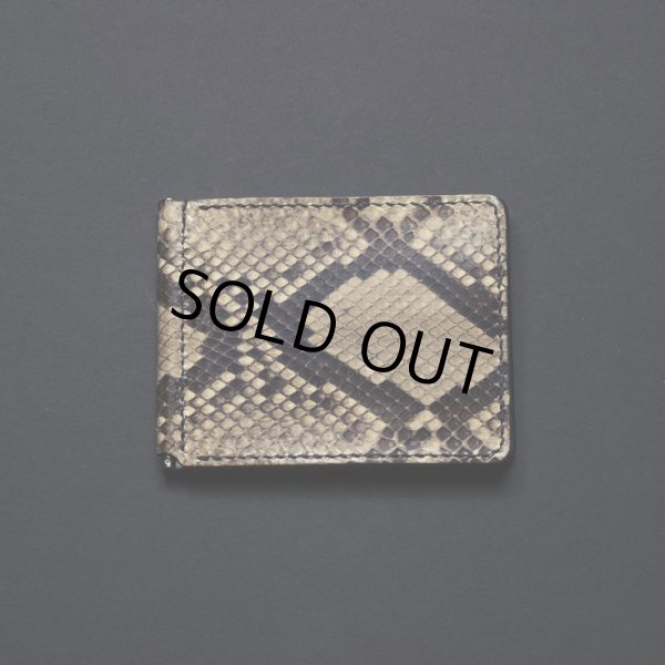 画像1: ANTIDOTE BUYERS CLUB/Money Clip Wallet（Python）（Natural） (1)
