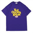 画像1: PORKCHOP/YOU OUGHTA KNOW TEE（パープル）［プリントT-21秋冬］ (1)