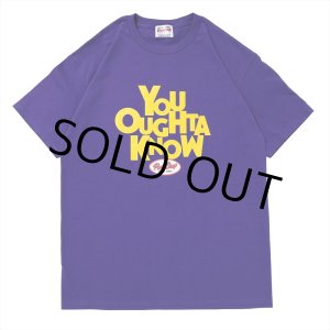 画像: PORKCHOP/YOU OUGHTA KNOW TEE（パープル）［プリントT-21秋冬］