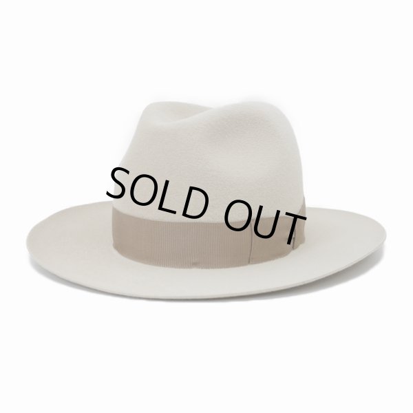 画像1: WACKO MARIA/HAT-04-JOHNNY-MAGA（BEIGE/BEIGE RIBBON）［HAT-04-JOHNNYラビットファーハット-23秋冬］ (1)