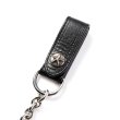 画像3: CALEE/SILVER STAR CONCHO LEATHER WALLET CHAIN（BLACK）［ウォレットチェーン-24春夏］ (3)