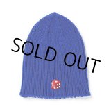 画像: CHALLENGER/DICE KNIT CAP（ブルー）［ダイスニットキャップ-22春夏］