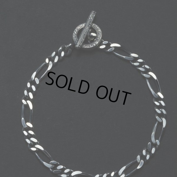 ANTIDOTE BUYERS CLUB/Figaro Wide Chain Bracelet（Silver