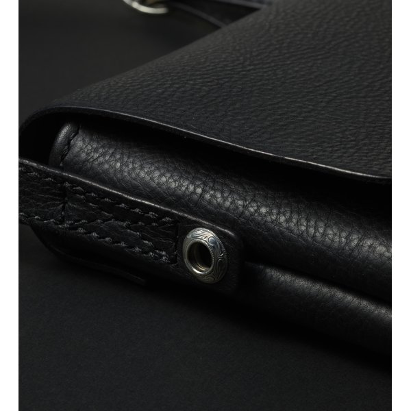画像4: ANTIDOTE BUYERS CLUB/Leather Compact Shoulder Bag（Black）［レザーコンパクトショルダーバッグ］ (4)