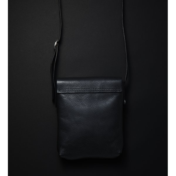 画像2: ANTIDOTE BUYERS CLUB/Leather Compact Shoulder Bag（Black）［レザーコンパクトショルダーバッグ］ (2)