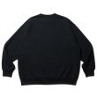 画像2: COOTIE PRODUCTIONS/Print Crewneck Sweatshirt（COLLEGE）（ブラック）［クルーネックスウェット-22春夏］ (2)