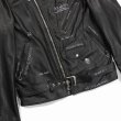 画像4: DAIRIKU/Hand Painted Double Leather Jacket（ブラック） 【30%OFF】［ハンドペイントダブルレザーJKT-22春夏］ (4)