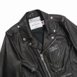 画像3: DAIRIKU/Hand Painted Double Leather Jacket（ブラック） 【30%OFF】［ハンドペイントダブルレザーJKT-22春夏］ (3)