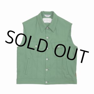 画像: DAIRIKU/Regular Polyester Vest（グリーン）［ポリエステルベスト-22春夏］