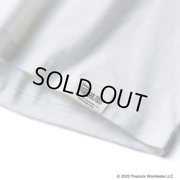 画像4: CALEE/PEANUTS L/S T-shirt（ホワイト）［プリント長袖T-22春夏］ (4)