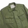 画像4: DAIRIKU/Japanese Souvenir Fatigue Jacket（オリーブ）［スーベニアファティーグJKT-22春夏］ (4)