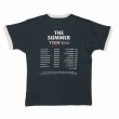 画像2: DAIRIKU/"The Summer Tour" Trim Tee（ホワイト&ブラック）［トリムT-22春夏］ (2)