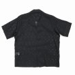 画像2: DAIRIKU/"LOVE" Open Collar Shirt（ブラック） 【30%OFF】［ラブオープンカラーシャツ-22春夏］ (2)