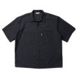 画像1: COOTIE PRODUCTIONS/T/C Panama Work S/S Shirt（ブラック）［T/Cパナマワークシャツ-22春夏］ (1)