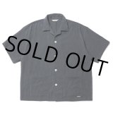 画像: COOTIE PRODUCTIONS/Pile Open Collar S/S Shirt（グレー）［パイルオープンカラーシャツ-22春夏］