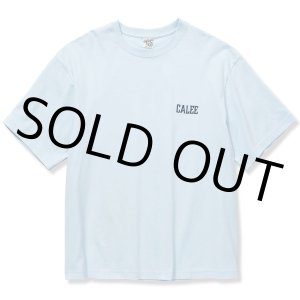 画像: CALEE/Drop shoulder logo embroidery t-shirt（ライトブルー）［ドロップショルダーT-22春夏］