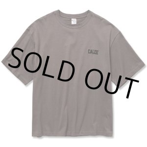 画像: CALEE/Drop shoulder logo embroidery t-shirt（チャコール）［ドロップショルダーT-22春夏］