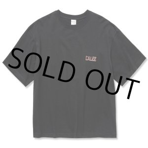 画像: CALEE/Drop shoulder logo embroidery t-shirt（ブラック）［ドロップショルダーT-22春夏］