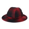 画像1: CHALLENGER/CLASSICAL BOWL HAT（RED）［クラシックボールハット-22秋冬］ (1)