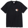 画像2: CALEE/Stretch trade mark logo t-shirt（ブラック） 【60%OFF】［プリントT-22春夏］ (2)